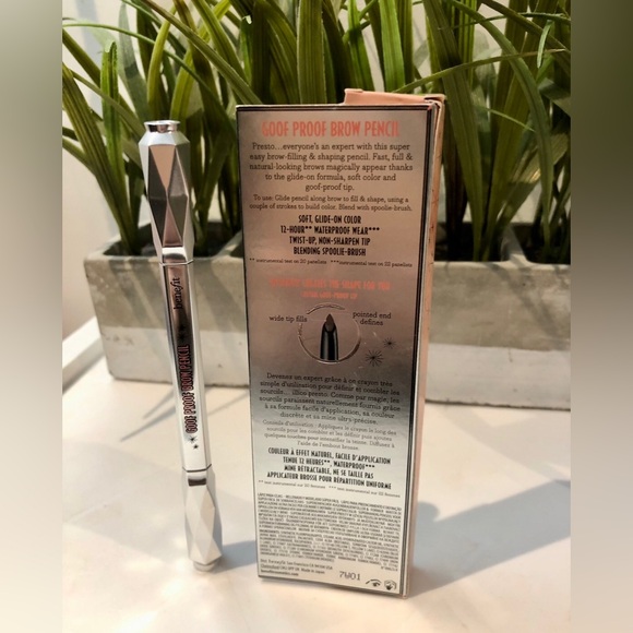 BNIB Benefit Cosmetics Goof Proof Waterproof Easy Shape & Fill Brow Pencil - 2 - Picture 5 of 10